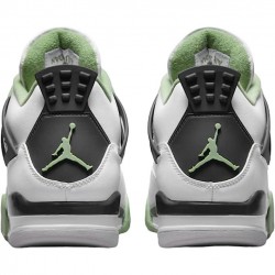 Air Jordan 4 NZ  Retro White Oil Green Dark Ash White/Seafoam/Dark Ash/Neutral Grey AQ9129-103