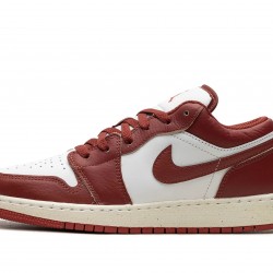 Nike Air Jordan 1 NZ Low GradeSchool DUNE RED FJ3465-160 Footwear