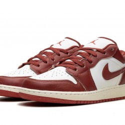 Nike Air Jordan 1 NZ Low GradeSchool DUNE RED FJ3465-160 Footwear