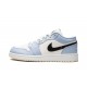 Nike Air Jordan 1 NZ Low GradeSchool Ice Blue 554723-401 Footwear