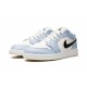 Nike Air Jordan 1 NZ Low GradeSchool Ice Blue 554723-401 Footwear