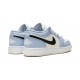 Nike Air Jordan 1 NZ Low GradeSchool Ice Blue 554723-401 Footwear