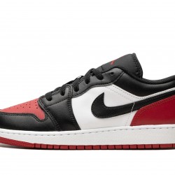 Nike Air Jordan 1 NZ Low GradeSchool Bred Toe 553560-161 Footwear