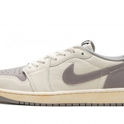 Nike Air Jordan 1 NZ Low Mens Atmosphere Grey CZ0790-101 Footwear