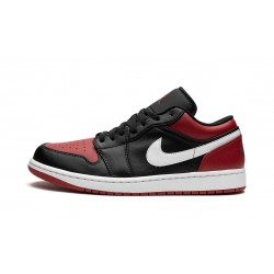 Nike Air Jordan 1 NZ Low Mens Herren Alternate Bred Toe 553558-066 Footwear