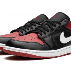 Nike Air Jordan 1 NZ Low Mens Herren Alternate Bred Toe 553558-066 Footwear