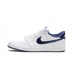 Nike Air Jordan 1 NZ Low Mens Metallic Navy FB9933-141 Footwear