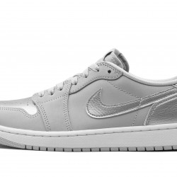 Nike Air Jordan 1 NZ Low Mens Metallic Silver CZ0790-002 Footwear