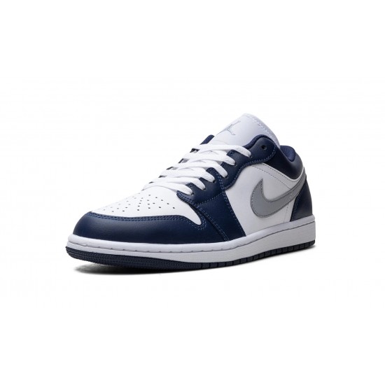 Nike Air Jordan 1 NZ Low Mens Midnight Navy 553558-141 Footwear