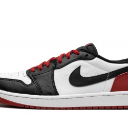 Nike Air Jordan 1 NZ Low Mens OG Black Toe 2023 CZ0790-106 Footwear