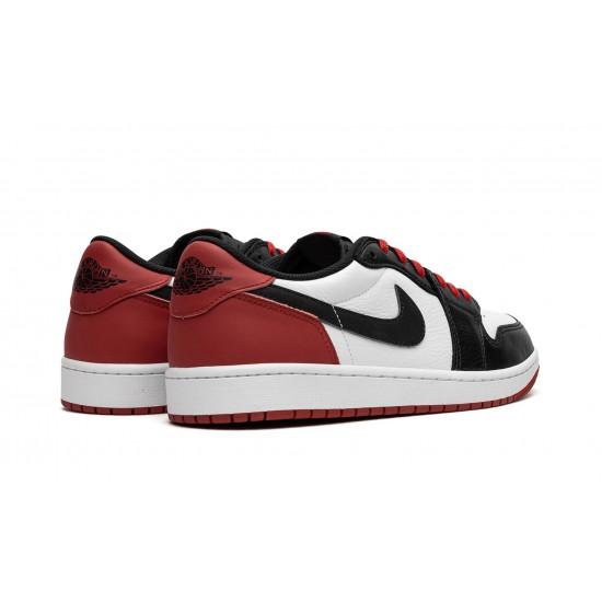 Nike Air Jordan 1 NZ Low Mens OG Black Toe 2023 CZ0790-106 Footwear