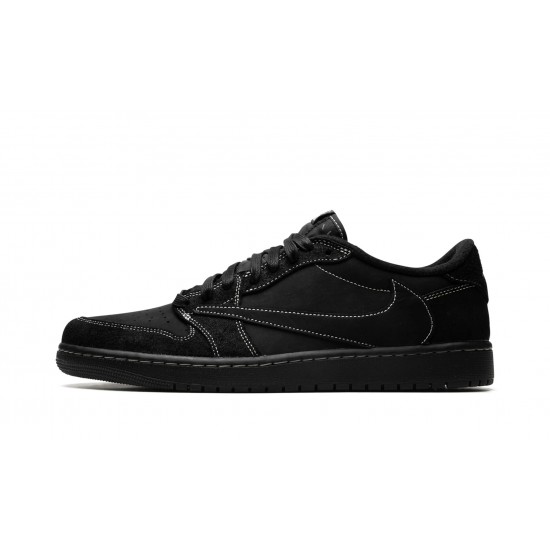 Nike Air Jordan 1 NZ Low Mens OG Travis Scott - Black Phantom DM7866-001 Footwear