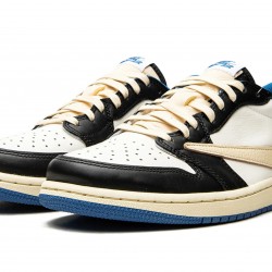 Nike Air Jordan 1 NZ Low Mens OG Travis Scott - Fragment DM7866-140 Footwear