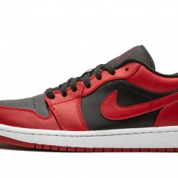 Nike Air Jordan 1 NZ Low Mens Reverse Bred 553558-606 Footwear