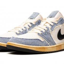 Nike Air Jordan 1 NZ Low Mens SE Sashiko Denim FN7670-493 Footwear