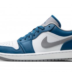 Nike Air Jordan 1 NZ Low Mens True Blue 553558-412 Footwear