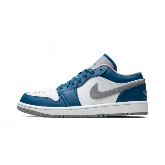 Nike Air Jordan 1 NZ Low Mens True Blue 553558-412 Footwear