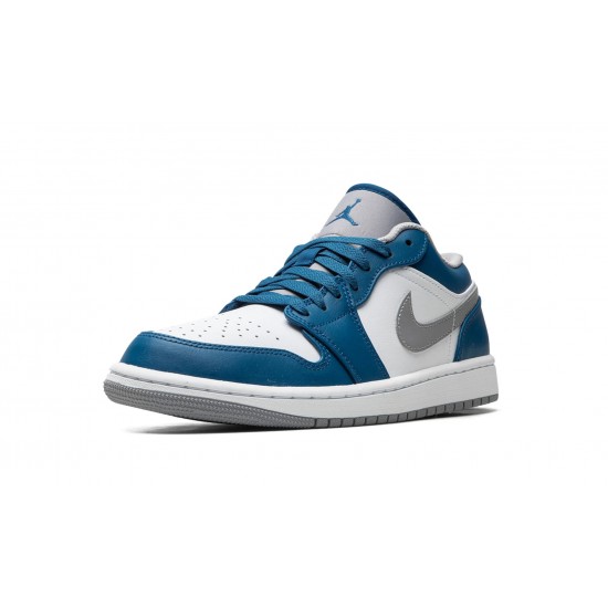 Nike Air Jordan 1 NZ Low Mens True Blue 553558-412 Footwear