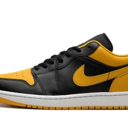 Nike Air Jordan 1 NZ Low Mens Yellow Orche 553558-072 Footwear