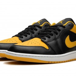 Nike Air Jordan 1 NZ Low Mens Yellow Orche 553558-072 Footwear