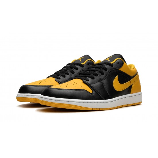 Nike Air Jordan 1 NZ Low Mens Yellow Orche 553558-072 Footwear