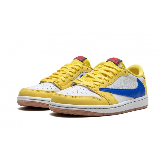 Nike Air Jordan 1 NZ Low Women Travis Scott - Canary DZ4137-700 Footwear