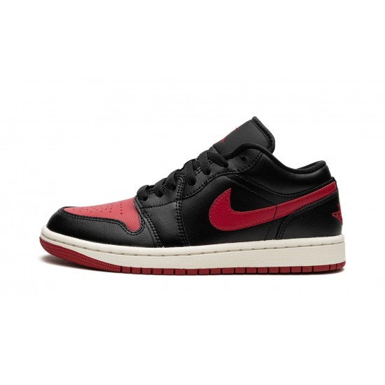 Nike Air Jordan 1 NZ Low Womens Bred Sail DC0774-061 Footwear