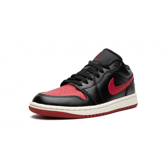 Nike Air Jordan 1 NZ Low Womens Bred Sail DC0774-061 Footwear