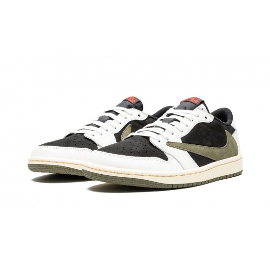 Nike Air Jordan 1 NZ Low Womens Travis Scott - Olive DZ4137-106 Footwear