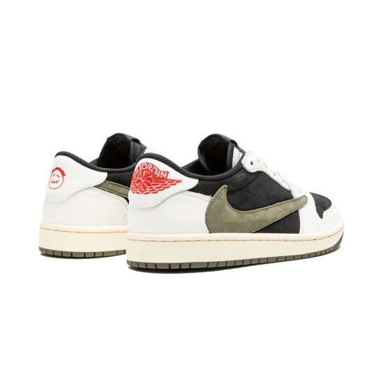 Nike Air Jordan 1 NZ Low Womens Travis Scott - Olive DZ4137-106 Footwear