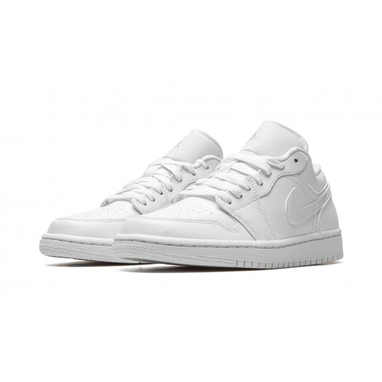 Nike Air Jordan 1 NZ Low Womens Triple White DV0990-111 Footwear