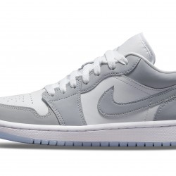 Nike Air Jordan 1 NZ Low Womens White Wolf Grey DC0774-105 Footwear