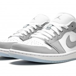 Nike Air Jordan 1 NZ Low Womens White Wolf Grey DC0774-105 Footwear