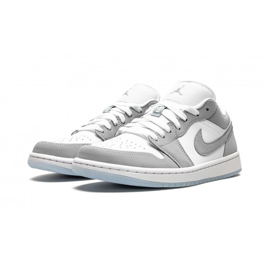 Nike Air Jordan 1 NZ Low Womens White Wolf Grey DC0774-105 Footwear