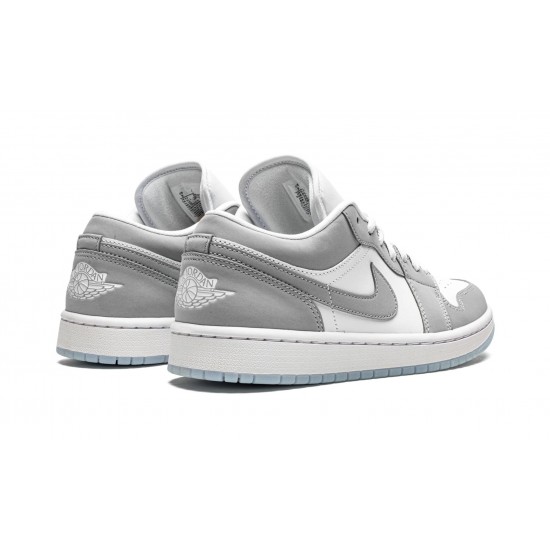 Nike Air Jordan 1 NZ Low Womens White Wolf Grey DC0774-105 Footwear