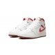 Nike Air Jordan 1 NZ Mid GradeSchool White Dune Red FJ3464-160 Footwear