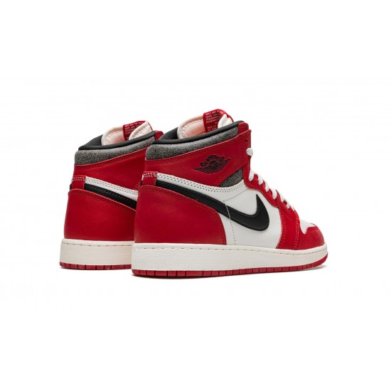 Nike Air Jordan 1 NZ Retro HIGH OG GradeSchool Chicago Lost and Found FD1437-612 Footwear