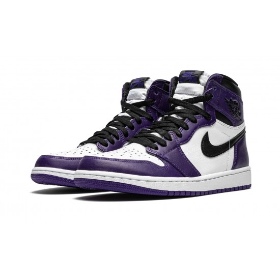 Nike Air Jordan 1 NZ High Mens Court Purple 2.0 555088-500 Footwear