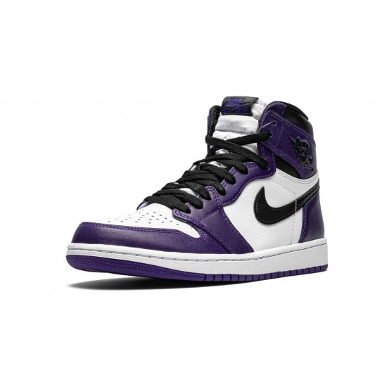 Nike Air Jordan 1 NZ High Mens Court Purple 2.0 555088-500 Footwear