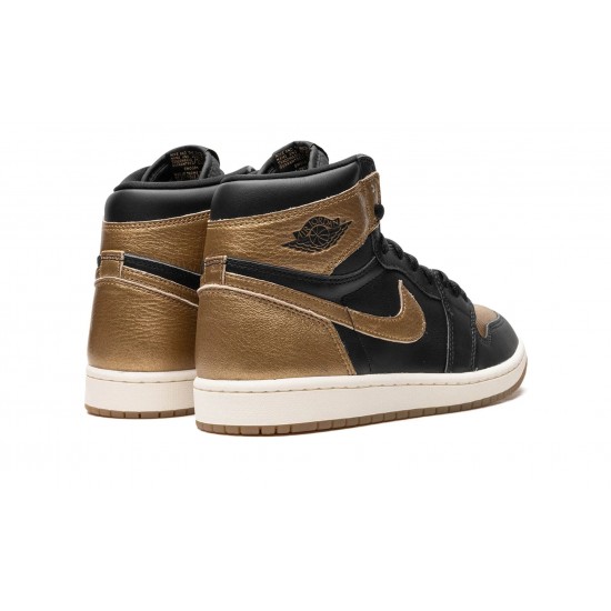 Nike Air Jordan 1 NZ High Mens Metallic Gold DZ5485-071 Footwear