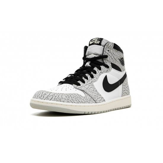 Nike Air Jordan 1 NZ High Mens OG White Cement DZ5485-052 Footwear