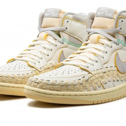 Nike Air Jordan 1 NZ High Mens Union x Bephie's Beauty Supply - Woven Sail FD2565-100 Footwear