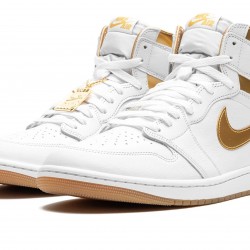 Nike Air Jordan 1 NZ High Womens Metallic Gold FD2596-107 Footwear