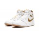 Nike Air Jordan 1 NZ High Womens Metallic Gold FD2596-107 Footwear