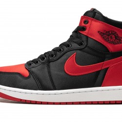 Nike Air Jordan 1 NZ High Womens Satin Bred FD4810-061 Footwear