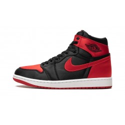 Nike Air Jordan 1 NZ High Womens Satin Bred FD4810-061 Footwear