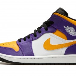 Nike Air Jordan 1 NZ Mid Mens Lakers DQ8426-517 Footwear