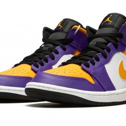 Nike Air Jordan 1 NZ Mid Mens Lakers DQ8426-517 Footwear