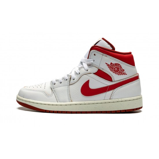 Nike Air Jordan 1 NZ Mid Mens SE Dune Red FJ3458-160 Footwear