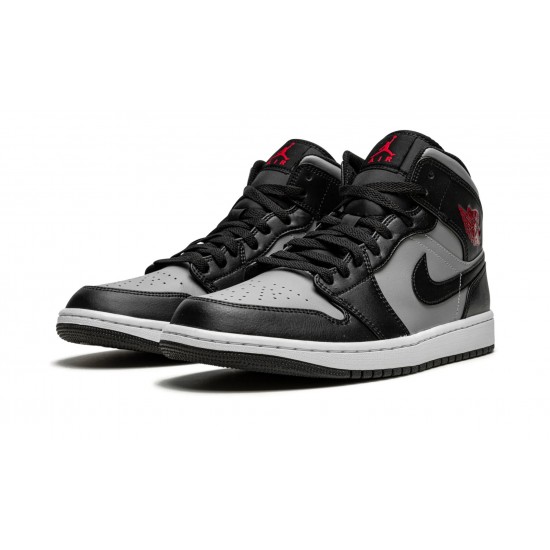 Nike Air Jordan 1 NZ Mid Mens Shadow Red 554724-096 Footwear